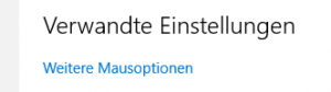 Weitere Mausoptionen