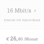 Internet mit Hybrid-Boost nicht verfügbar